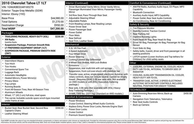 2010 Chevrolet Tahoe LT