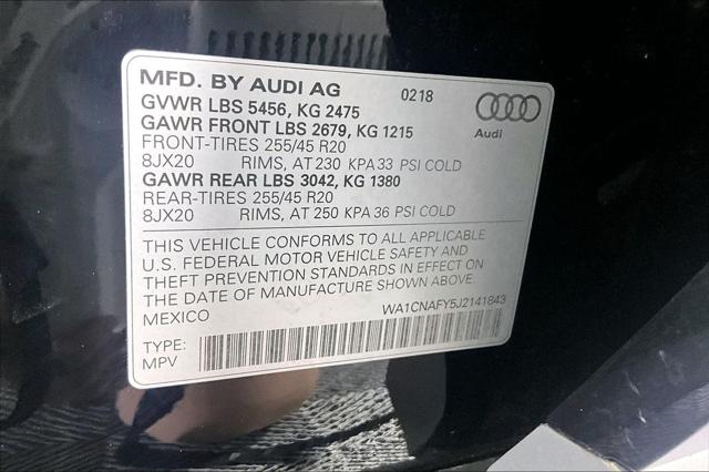 Used 2018 Audi Q5 2.0T Tech Premium For Sale in OLIVE BRANCH, MS