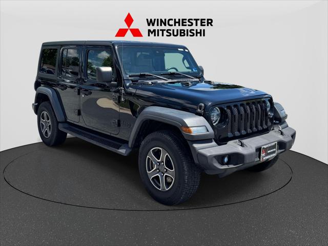 2020 Jeep Wrangler Black and Tan 4x4