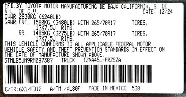 2024 Toyota Tacoma TRD Sport