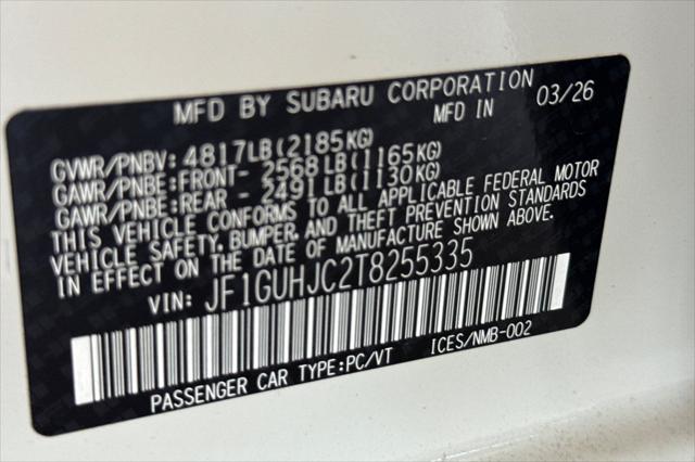 2026 Subaru Impreza RS