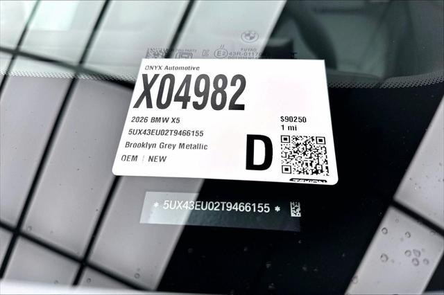 2026 BMW X5 xDrive50e