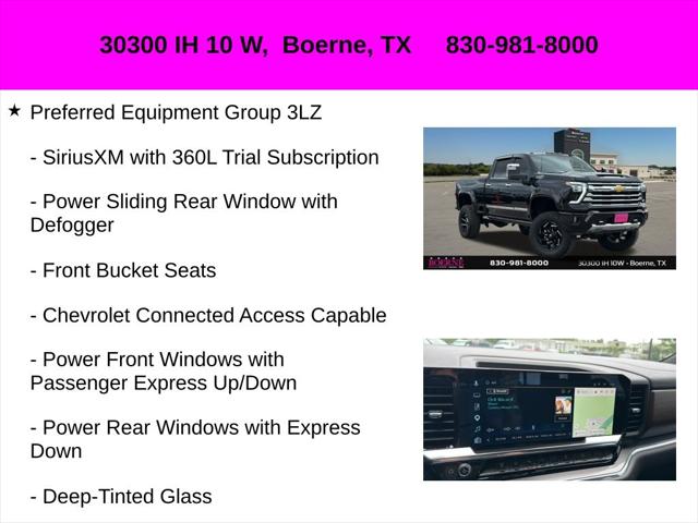 2025 Chevrolet Silverado 2500HD 4WD Crew Cab Standard Bed High Country