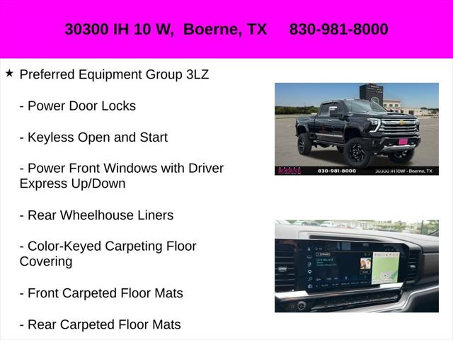 2025 Chevrolet Silverado 2500HD 4WD Crew Cab Standard Bed High Country