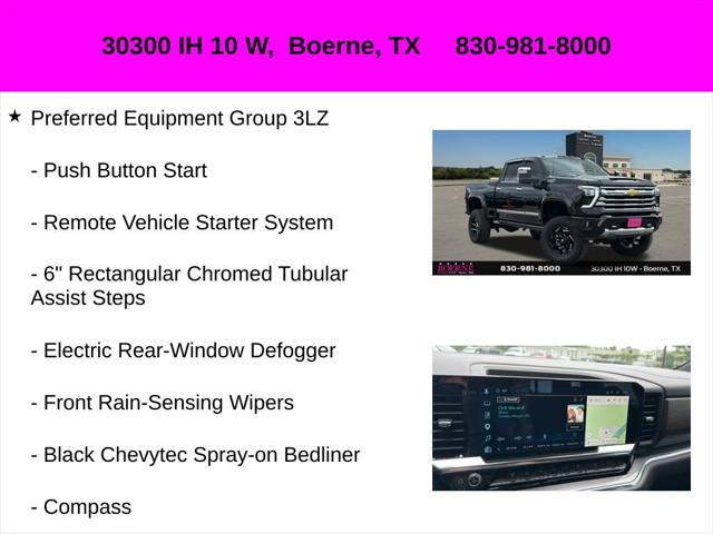 2025 Chevrolet Silverado 2500HD 4WD Crew Cab Standard Bed High Country