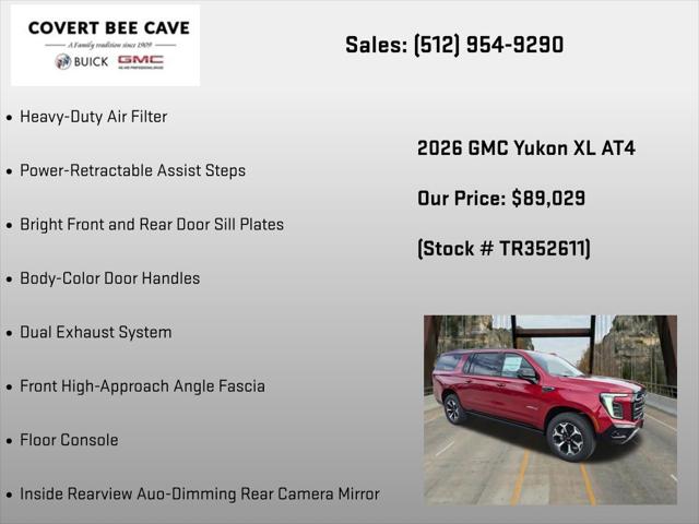 2026 GMC Yukon XL 4WD AT4
