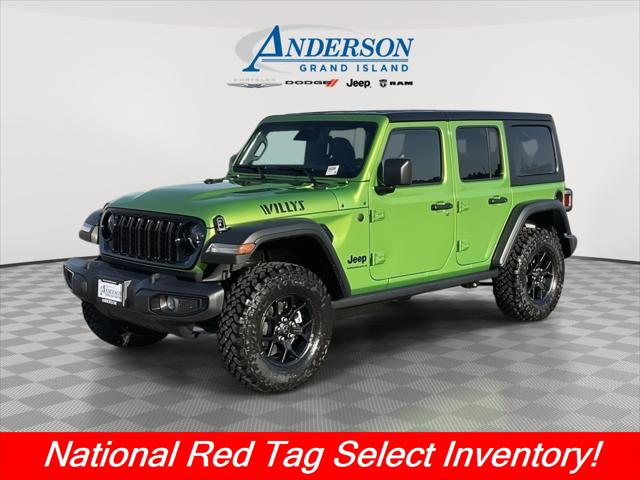 2026 Jeep Wrangler 4-Door Willys 4x4 for sale in Grand Island, NE