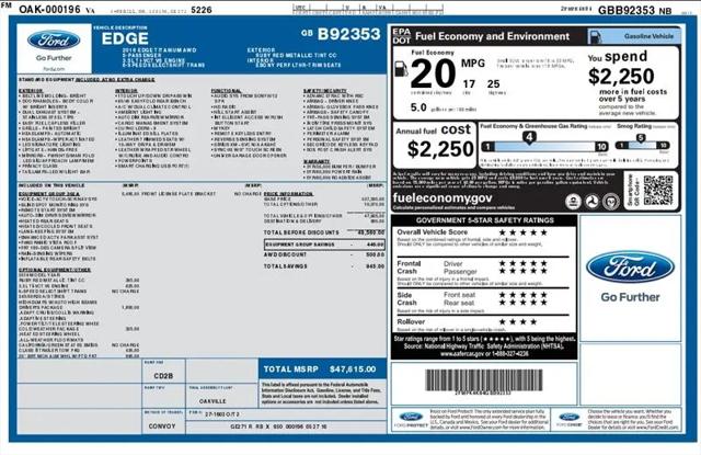 2016 Ford Edge Titanium
