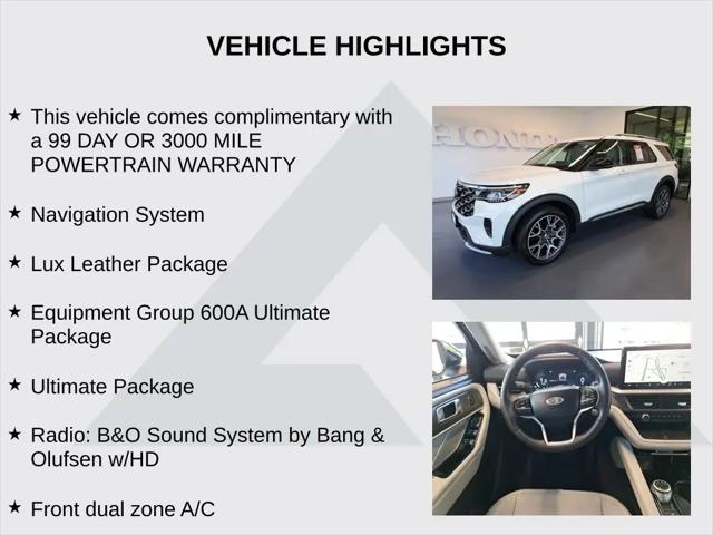 2025 Ford Explorer Platinum