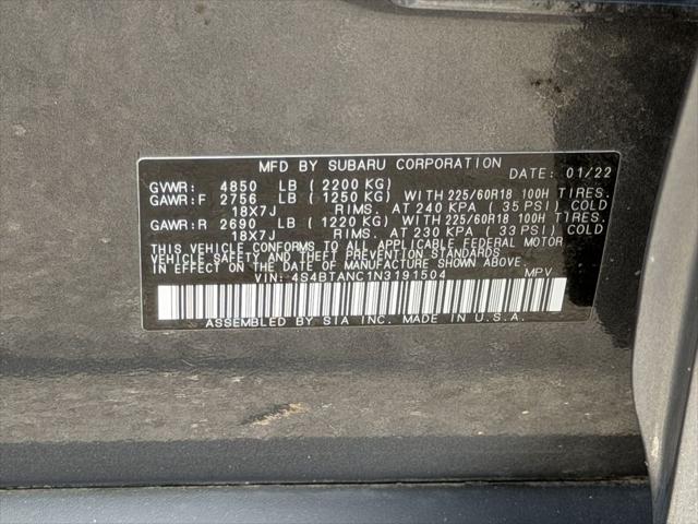 2022 Subaru Outback Limited