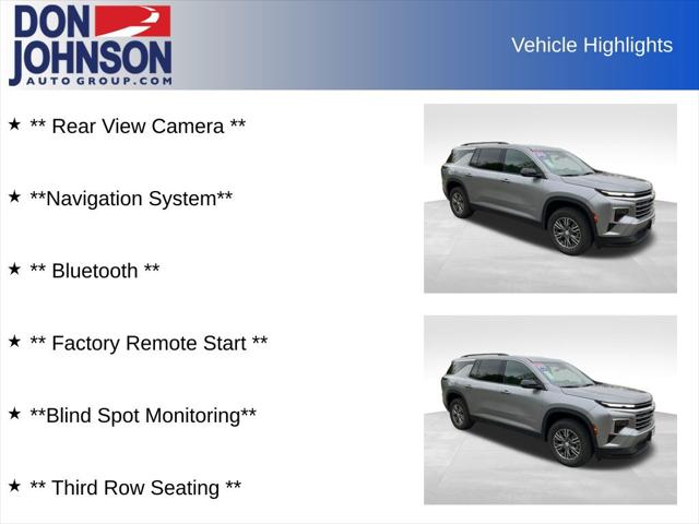 2025 Chevrolet Traverse AWD LT