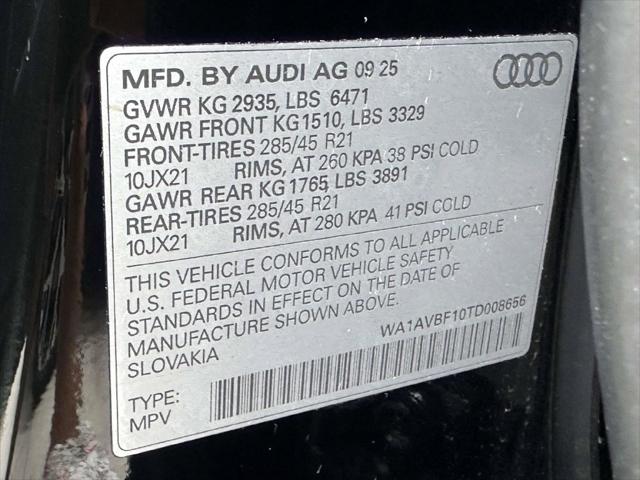 2026 Audi Q8 Premium 55 TFSI quattro Tiptronic