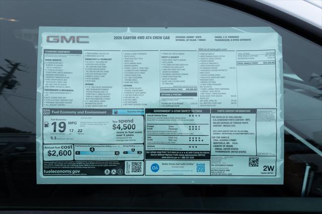 2026 GMC Canyon AT4, 4WD