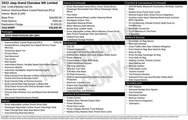 2022 Jeep Grand Cherokee Limited 4x4