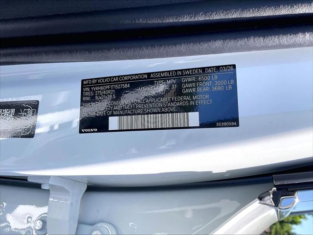 2026 Volvo XC90 Plug-In Hybrid Ultra, T8 AWD, Electric/Gasoline, Bright, 7 Seats