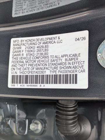 2026 Honda Accord Sedan Touring