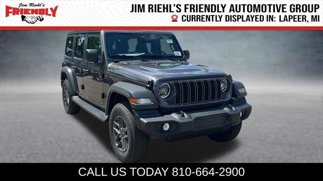 2026 Jeep Wrangler 4-Door Sport S 4x4 for sale in Lapeer, MI