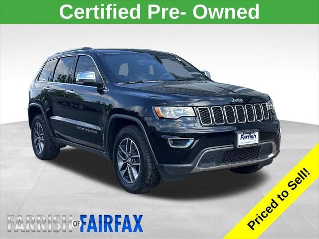 2018 Jeep Grand Cherokee Limited 4x4 for sale in Fairfax, VA