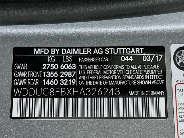 2017 Mercedes-Benz S 550 4MATIC
