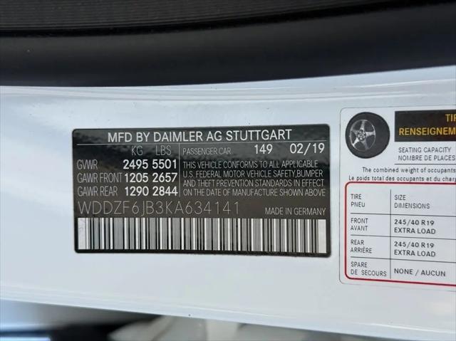 2019 Mercedes-Benz E 450 4MATIC