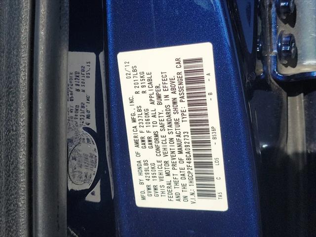 2012 Honda Accord 2.4 LX-P