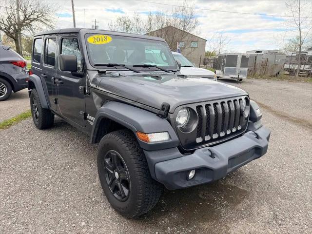2018 Jeep Wrangler Unlimited Sport S 4x4 for sale in Niagara Falls, NY