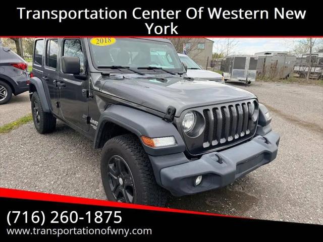 2018 Jeep Wrangler Unlimited Sport S 4x4 for sale in Niagara Falls, NY