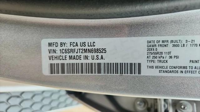 2021 Ram 1500 Laramie Crew Cab 4x4 5'7" Box