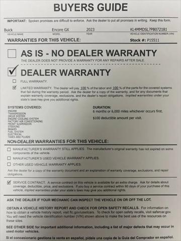 2023 Buick Encore GX Select FWD