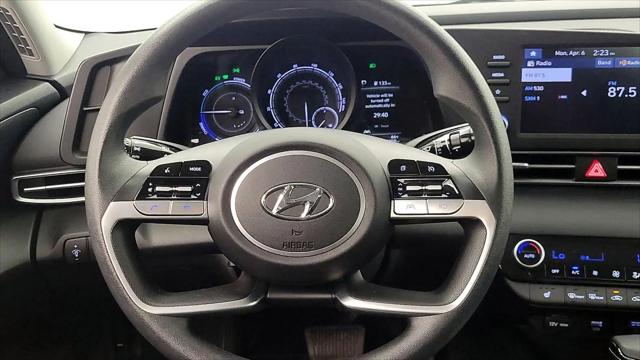 2023 Hyundai Elantra Hybrid Blue