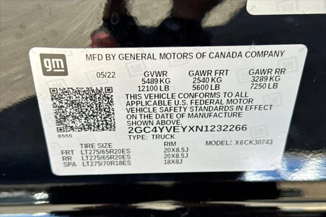 2022 Chevrolet Silverado 3500HD 4WD Crew Cab Standard Bed High Country