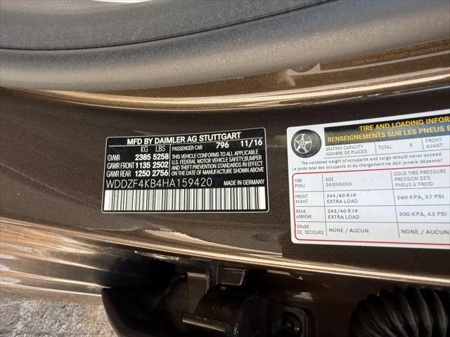2017 Mercedes-Benz E-CLASS E 300 E 300