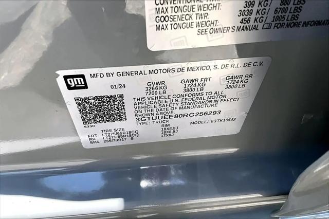 2024 GMC Sierra 1500 4WD Crew Cab Short Box AT4