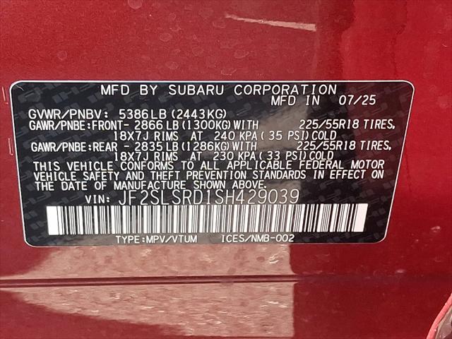 2025 Subaru Forester Limited Hybrid