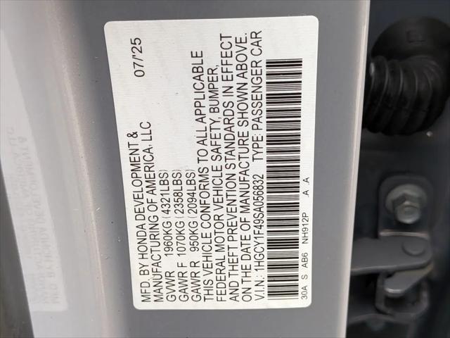 2025 Honda Accord Sedan SE