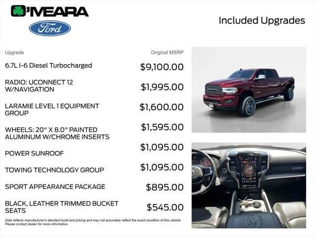2019 Ram 2500 Laramie Mega Cab 4x4 6'4" Box