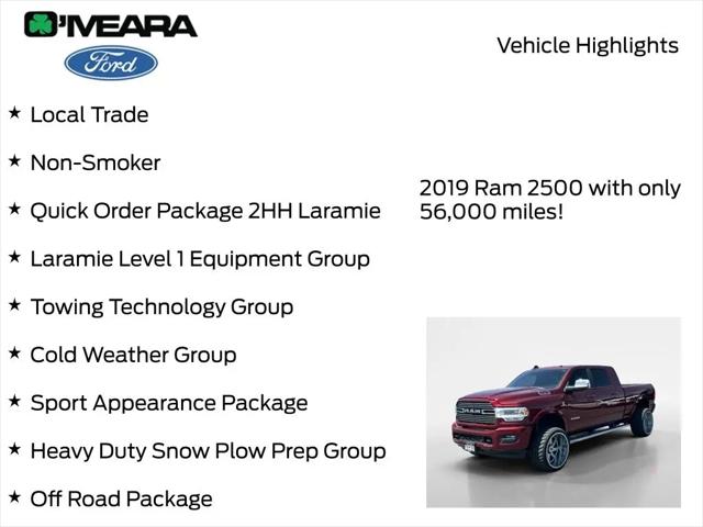 2019 Ram 2500 Laramie Mega Cab 4x4 6'4" Box
