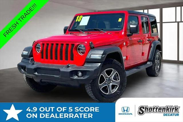 2018 Jeep Wrangler Unlimited Sport S 4x4 for sale in Decatur, AL