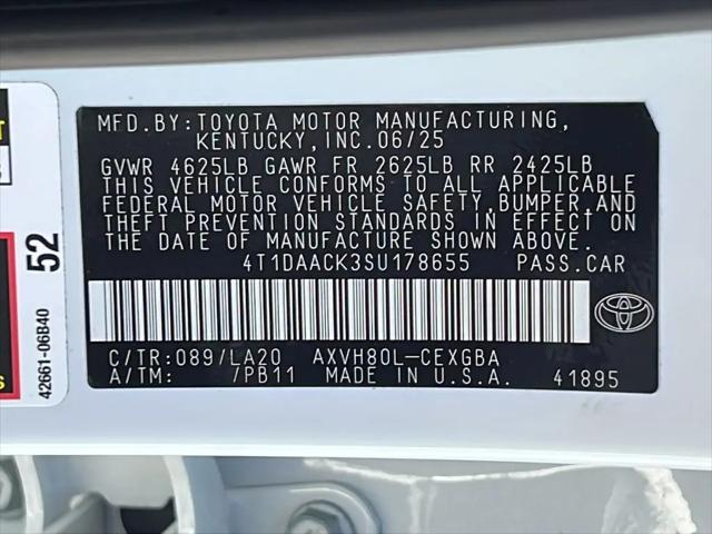2025 Toyota Camry XLE