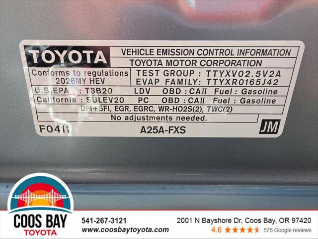 2026 Toyota Camry XLE
