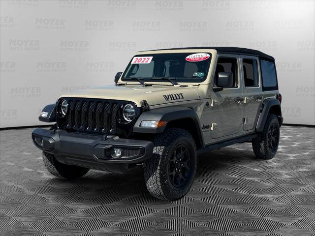 2022 Jeep Wrangler Unlimited Willys 4x4 2022 Jeep Wrangler Unlimited Willys 4x4