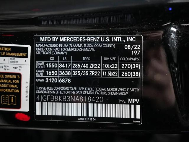 2022 Mercedes-Benz GLE AMG GLE 63 S 4MATIC