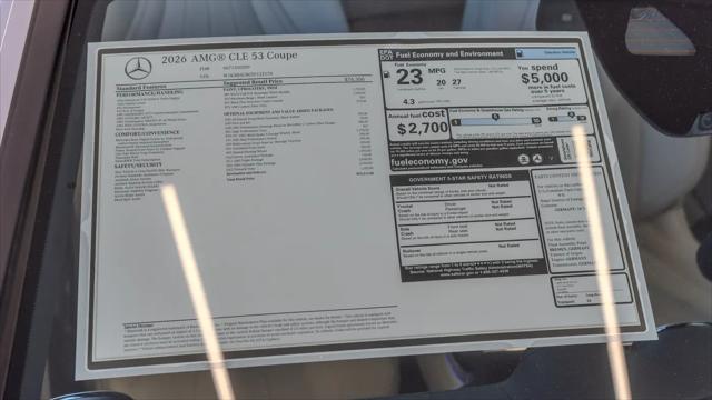 2026 Mercedes-Benz CL AMG CLE 53