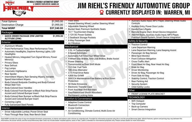 2026 Jeep Compass Limited Altitude for sale in Warren, MI