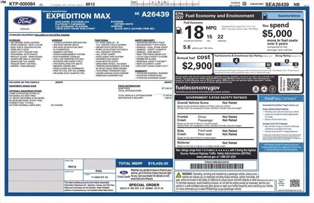 2025 Ford Expedition Platinum MAX