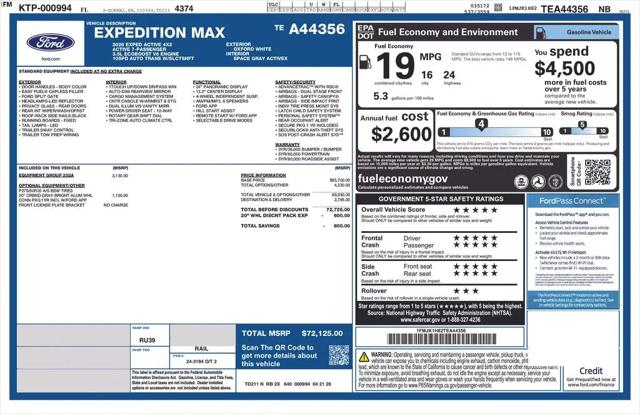 2026 Ford Expedition Max Active MAX