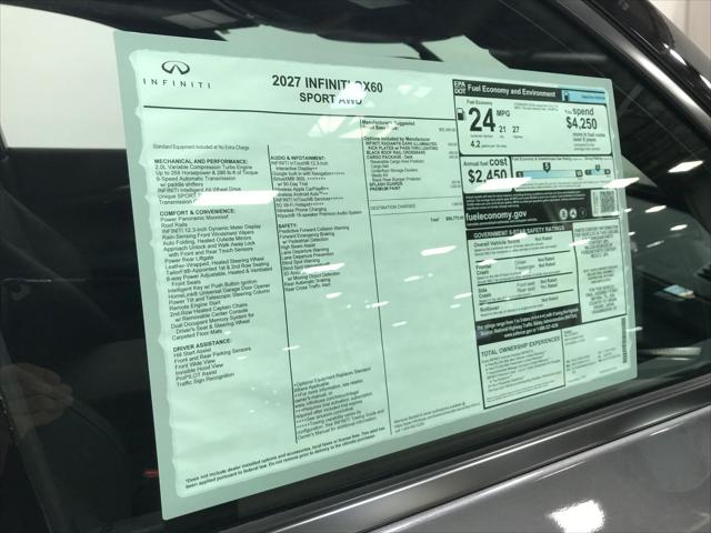 2027 INFINITI QX60 SPORT