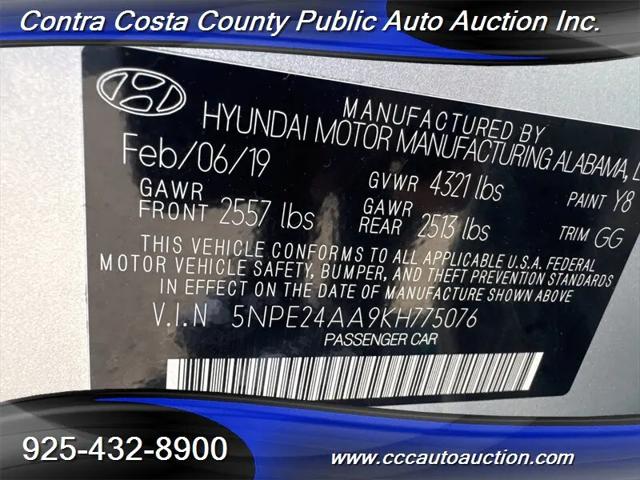 2019 Hyundai Sonata Eco