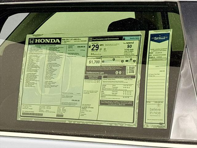 2026 Honda CR-V EX-L AWD