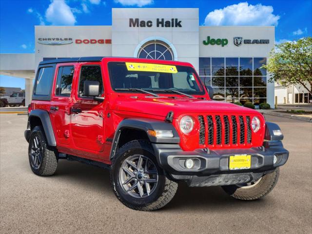 2024 Jeep Wrangler 4-Door Sport S 4x4 for sale in Temple, TX